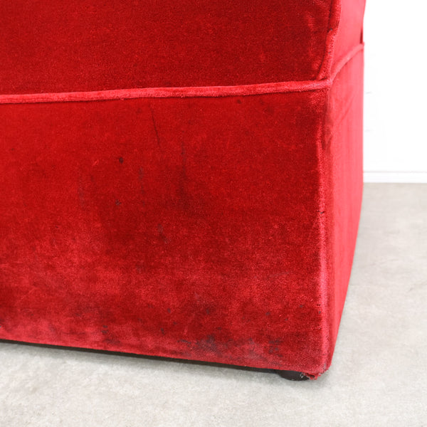 レトロなボックスソファ 2人掛け（ラウンジ・純喫茶）No.11