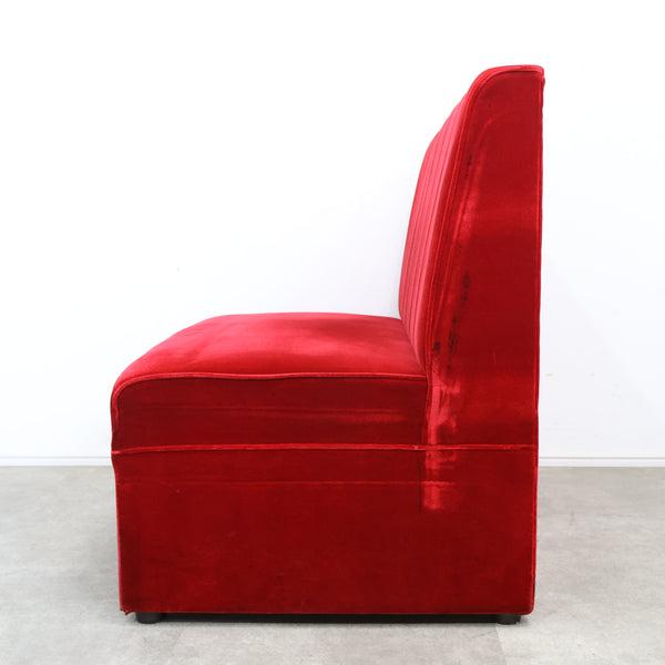 レトロなボックスソファ 2人掛け（ラウンジ・純喫茶）No.11