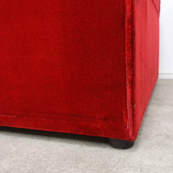 レトロなボックスソファ 2人掛け（ラウンジ・純喫茶）No.11