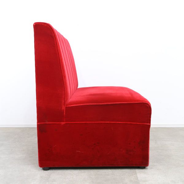 レトロなボックスソファ 2人掛け（ラウンジ・純喫茶）No.11