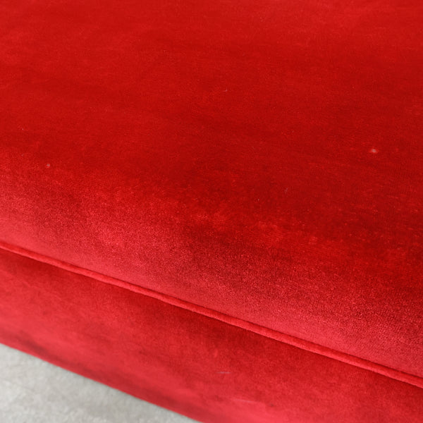 レトロなボックスソファ 2人掛け（ラウンジ・純喫茶）No.12