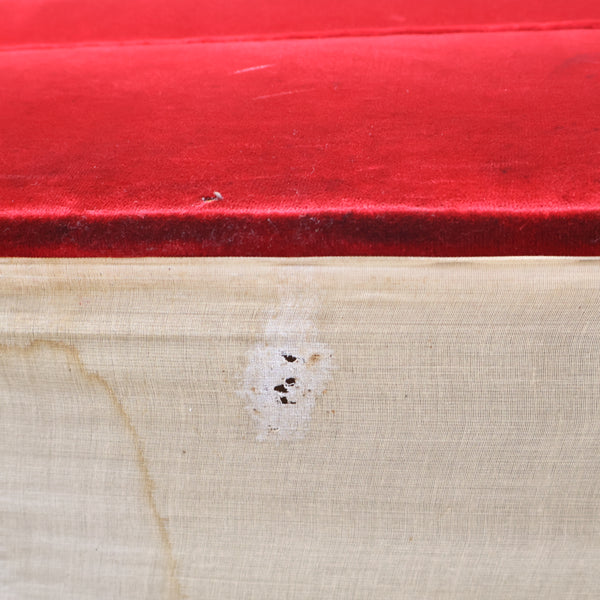 レトロなボックスソファ 2人掛け（ラウンジ・純喫茶）No.12