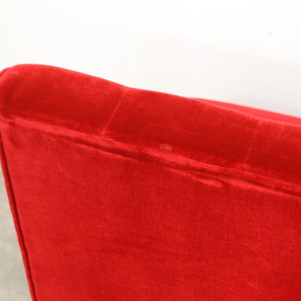 レトロなボックスソファ 2人掛け（ラウンジ・純喫茶）No.12