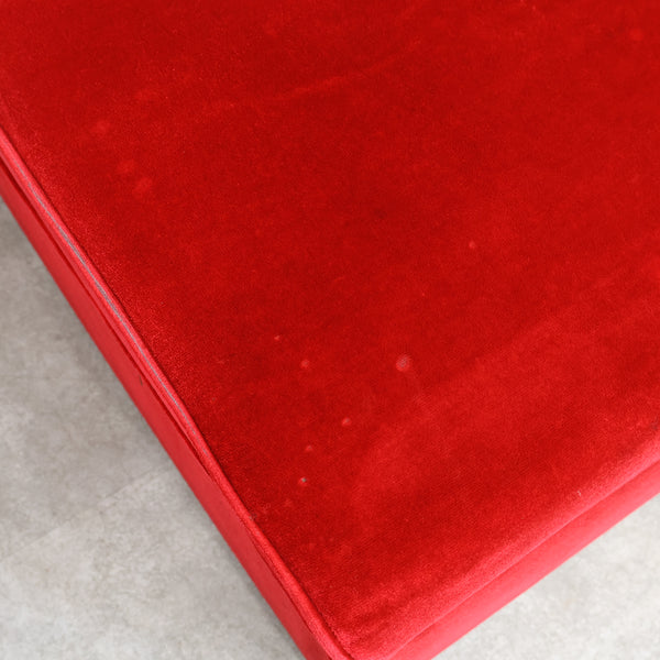 レトロなボックスソファ 2人掛け（ラウンジ・純喫茶）No.13