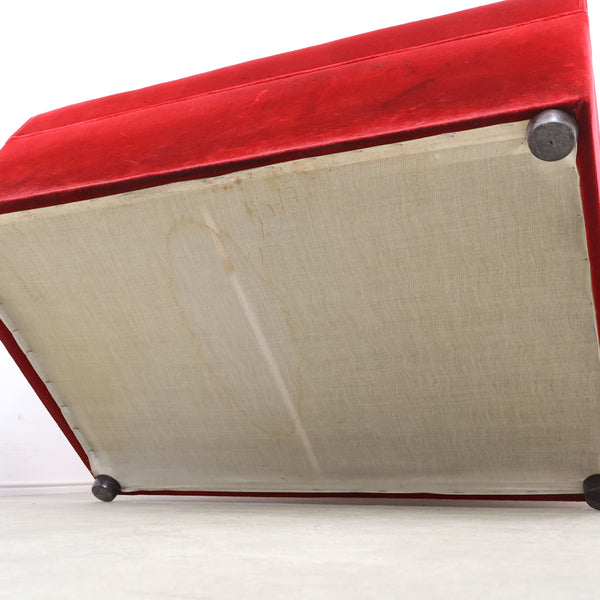 レトロなボックスソファ 2人掛け（ラウンジ・純喫茶）No.13