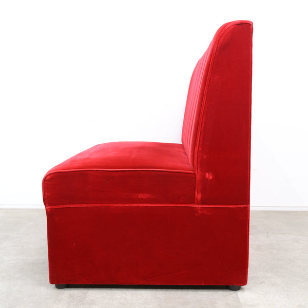 レトロなボックスソファ 2人掛け（ラウンジ・純喫茶）No.13