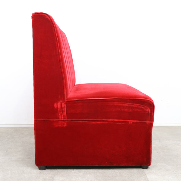 レトロなボックスソファ 2人掛け（ラウンジ・純喫茶）No.13