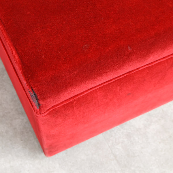 レトロなボックスソファ 2人掛け（ラウンジ・純喫茶）No.14