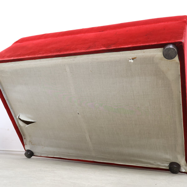 レトロなボックスソファ 2人掛け（ラウンジ・純喫茶）No.14