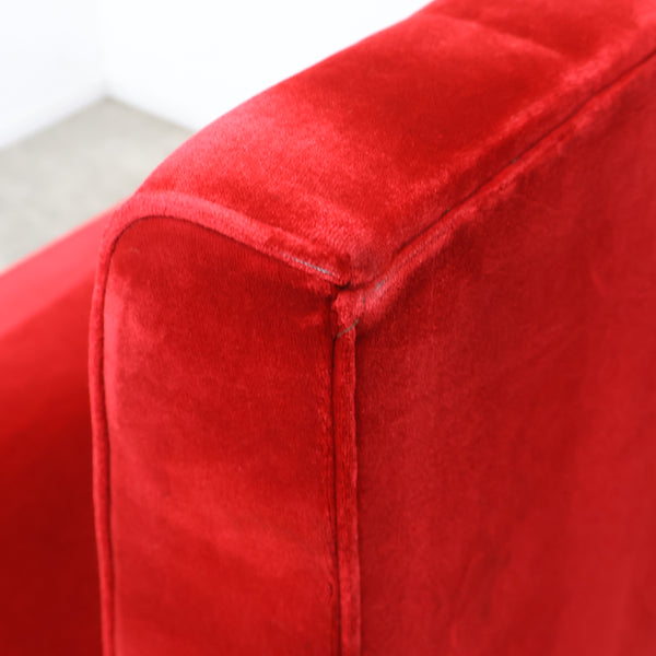 レトロなボックスソファ 2人掛け（ラウンジ・純喫茶）No.14