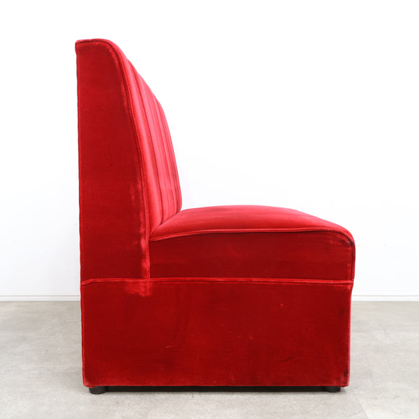 レトロなボックスソファ 2人掛け（ラウンジ・純喫茶）No.14