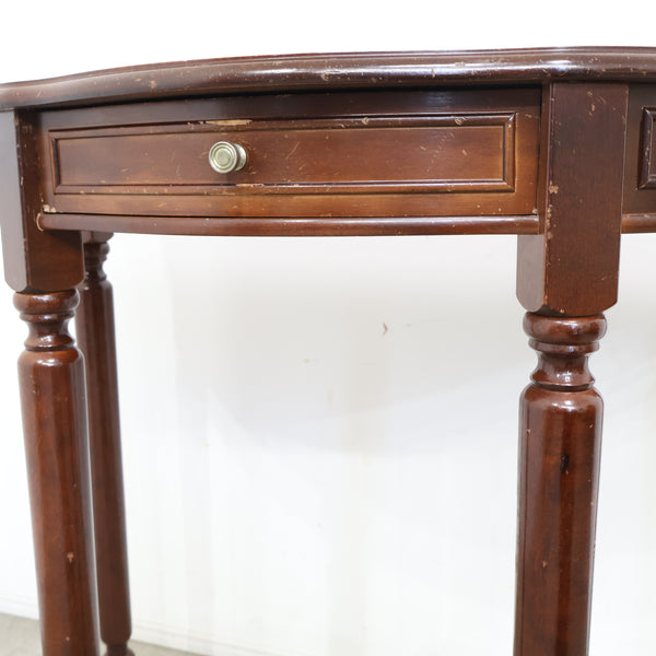 アンティーク調のコンソールデスク