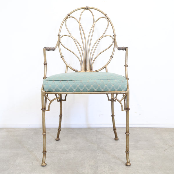 アイアンのエレガントなアームチェア No.2