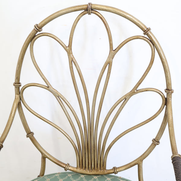 アイアンのエレガントなアームチェア No.2