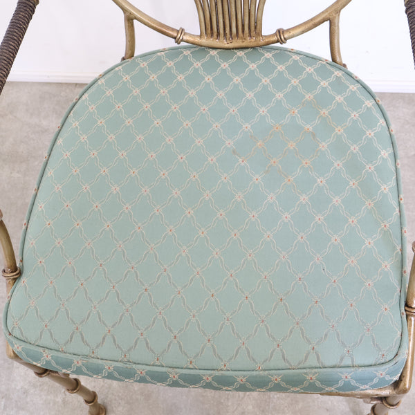 アイアンのエレガントなアームチェア No.2