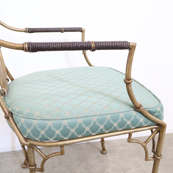 アイアンのエレガントなアームチェア No.2