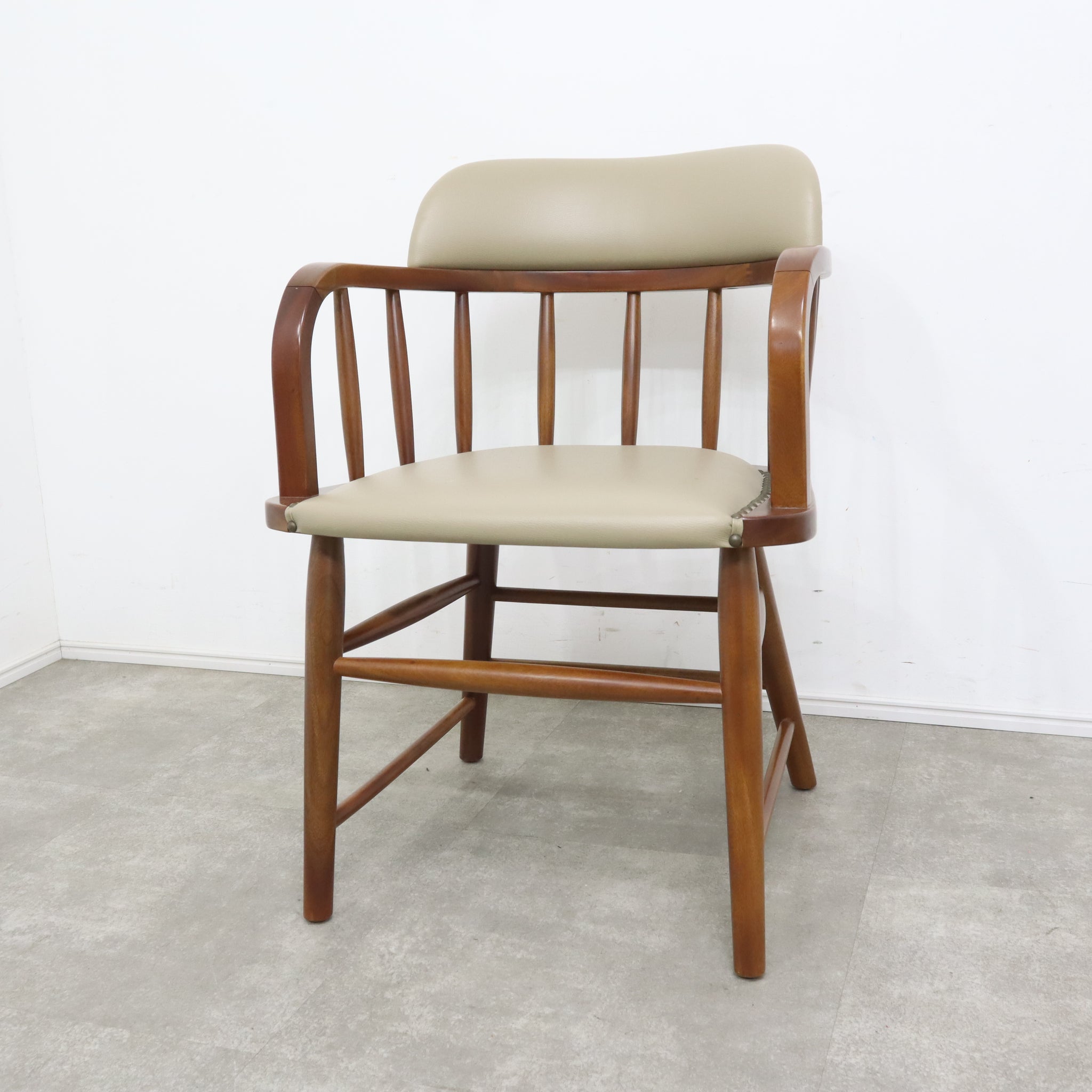 ACME furniture oaks armchair ダイニングチェア（ベージュ） No.2