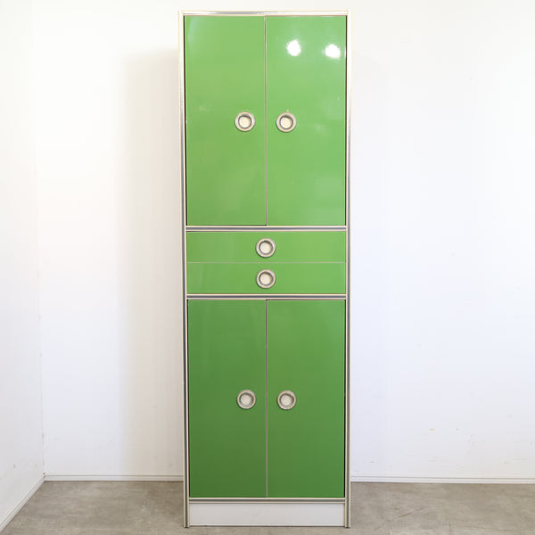 レトログリーンの収納棚・キャビネット