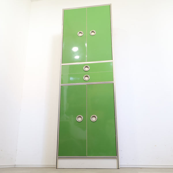 レトログリーンの収納棚・キャビネット