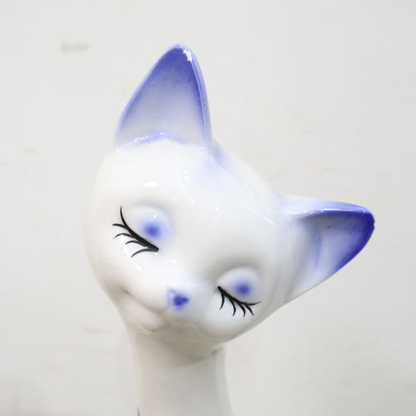 猫モチーフの陶器オブジェ No.1