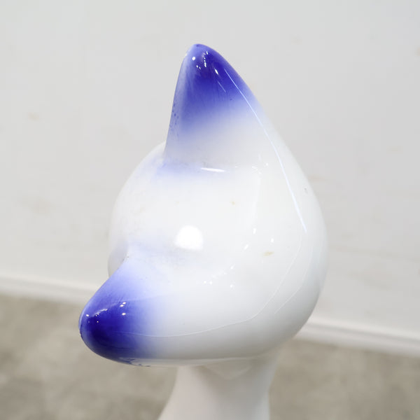 猫モチーフの陶器オブジェ No.1