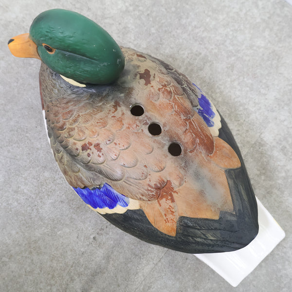 カモの蚊取り線香置き