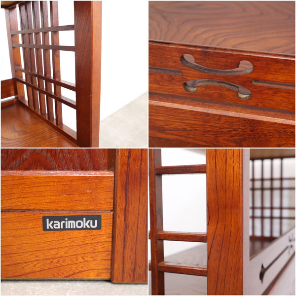 カリモク家具 karimokuのコンパクトな飾り棚