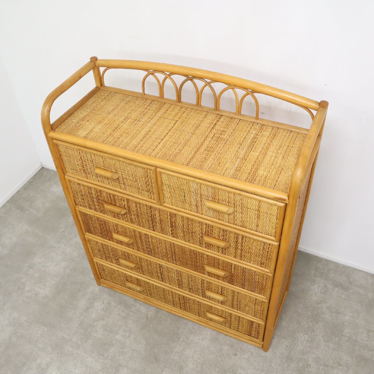 たっぷり収納できる！ラタン（籐）チェスト・整理タンス – バナル