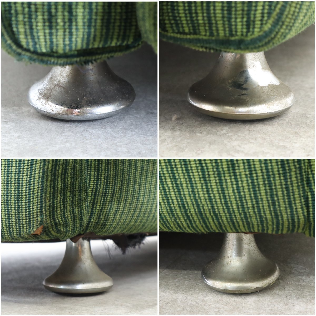 ミッドセンチュリーなグリーンのレトロソファ – バナルオンライン