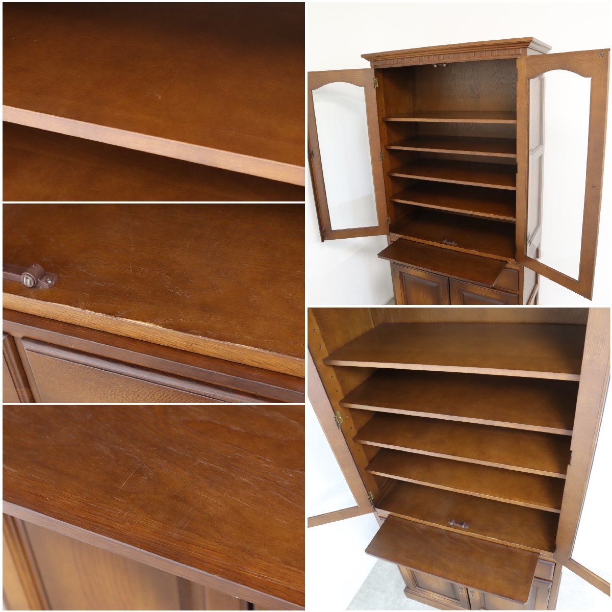 飛騨産業キツツキ/コロニアルの食器棚・カップボード – バナル