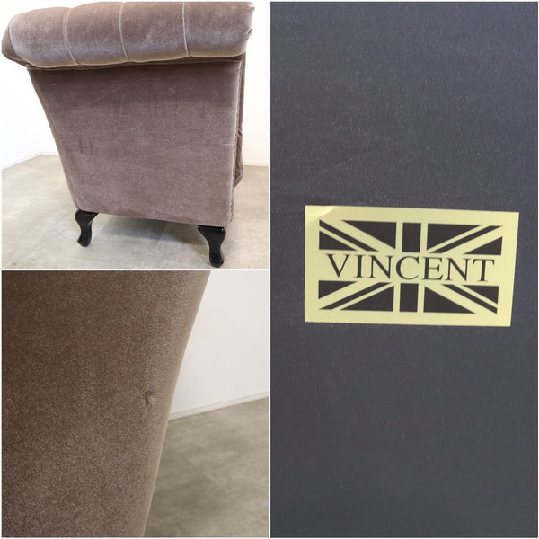 VINCENT/ヴィンセント 英国風デザインのカウチソファ