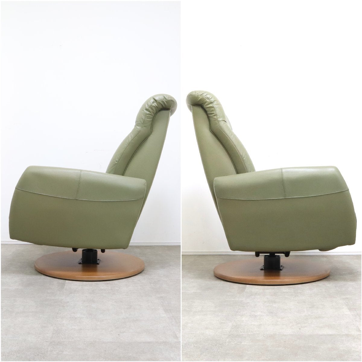 マルニ木工 本革リクライニングソファ・パーソナルチェア – バナル