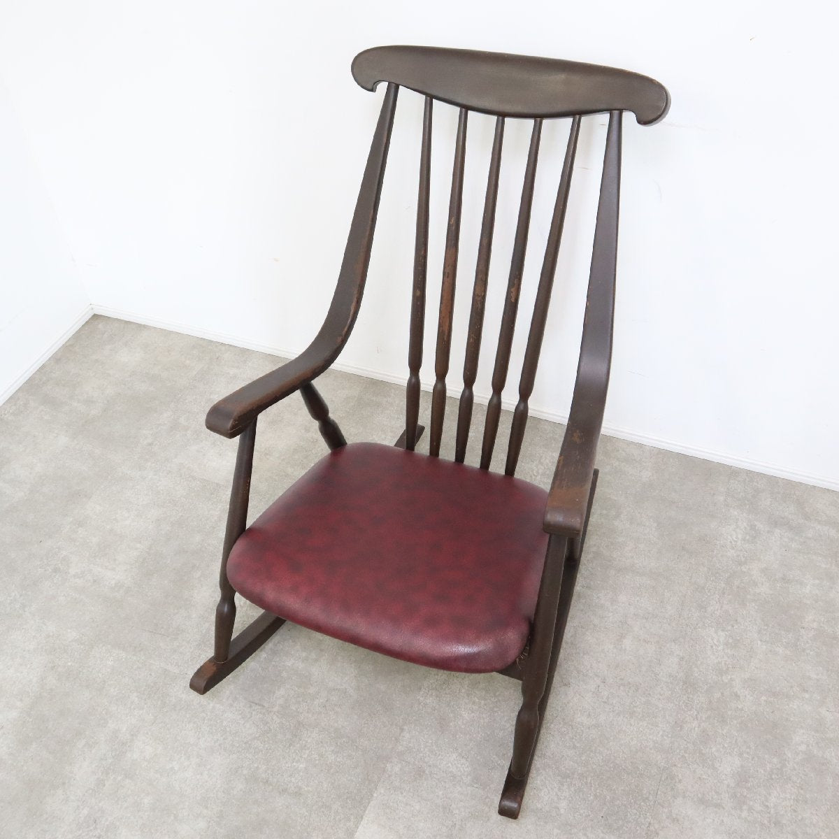 送料別】 国産 ビンテージ鳥取家具 工業 ロッキングチェア 椅子 チェック 楽天市場】国産ビンテージ 鳥取家具 ロッキングチェア 揺り椅子