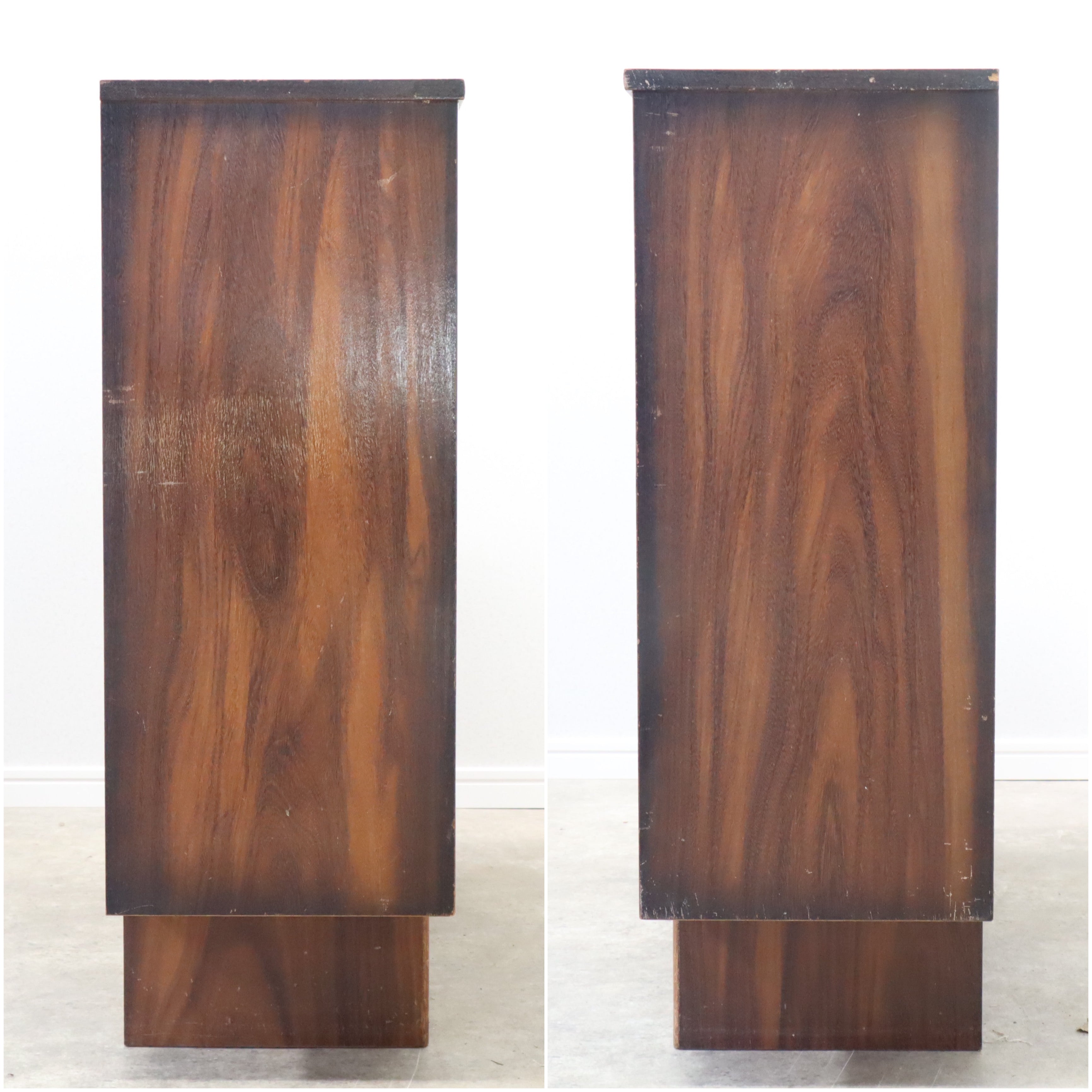 ガラスキャビネット 昭和レトロ 収納棚 戸棚 飾り棚 茶箪笥