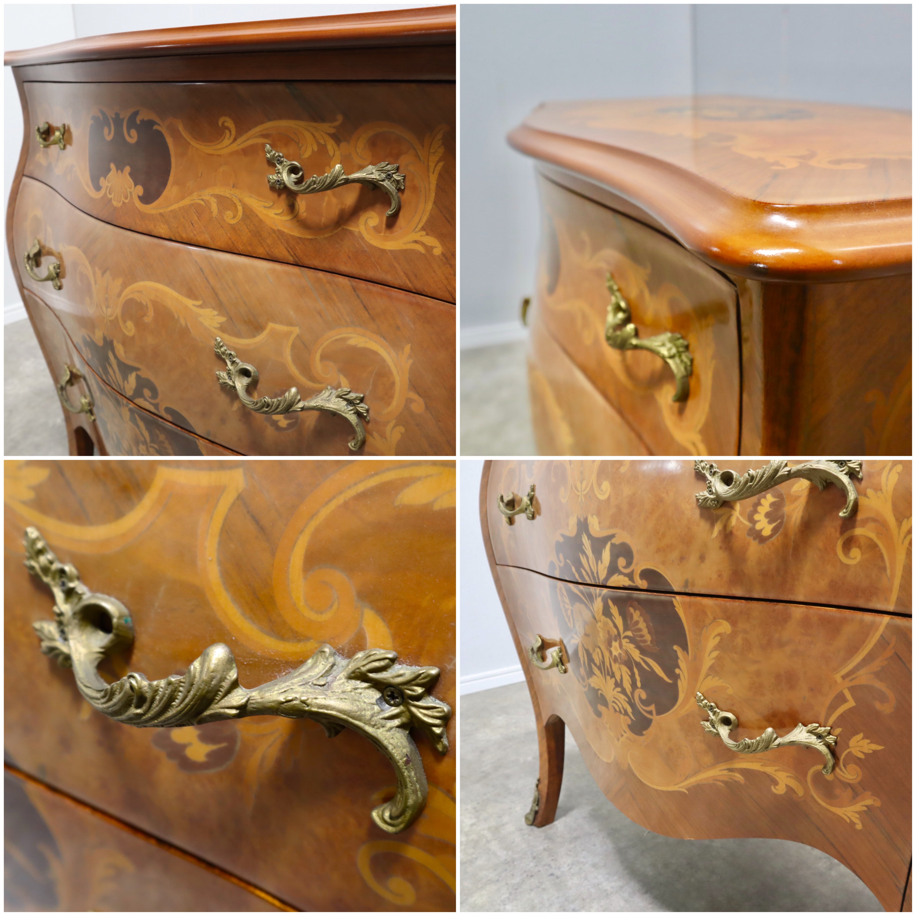 イタリア製 MARCONI ARTE マルコーニアルテ アンティークチェスト 3段