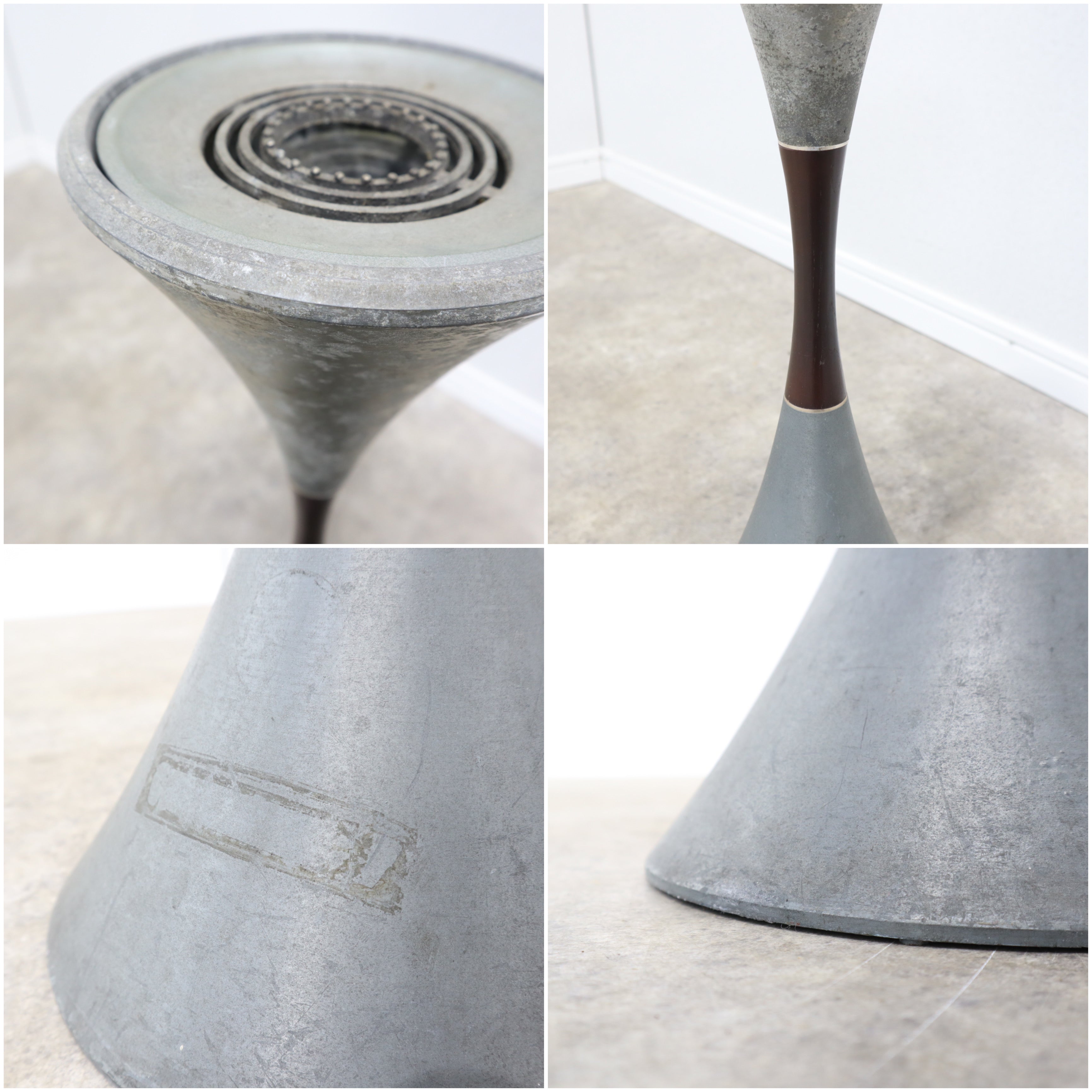 スモークスタンド スタンド灰皿 昭和レトロ アイアン 灰皿 工業