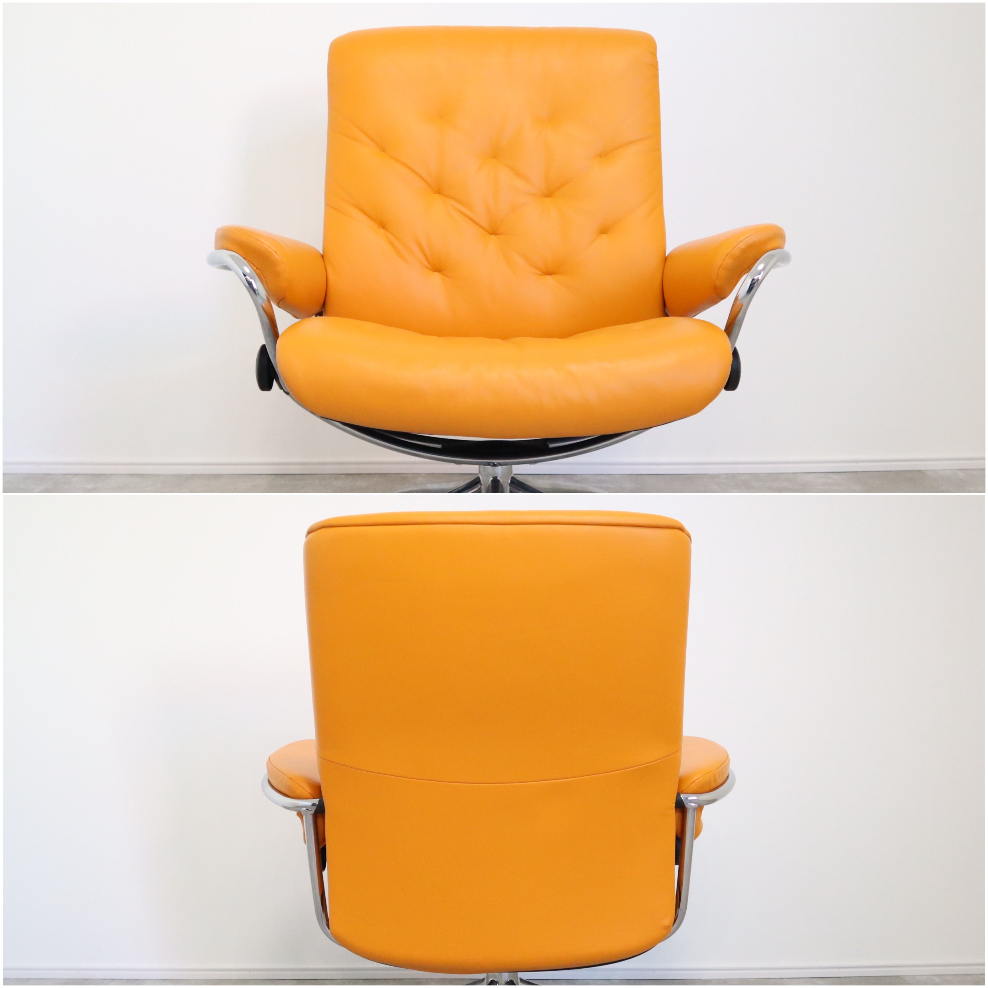 美品 EKONES Metro low メトロ リクライニング 回転 ソファ Ekornes】エコーネス Stressless ストレスレス Metro Low Back