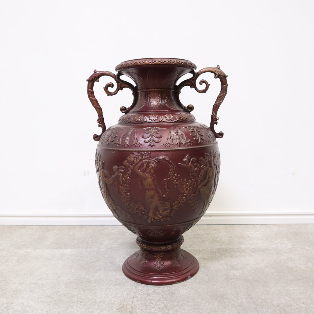 ☆花瓶 壺 サイズ：H：30.0cm W：22.0cm 間口：10.5cm 中古品 