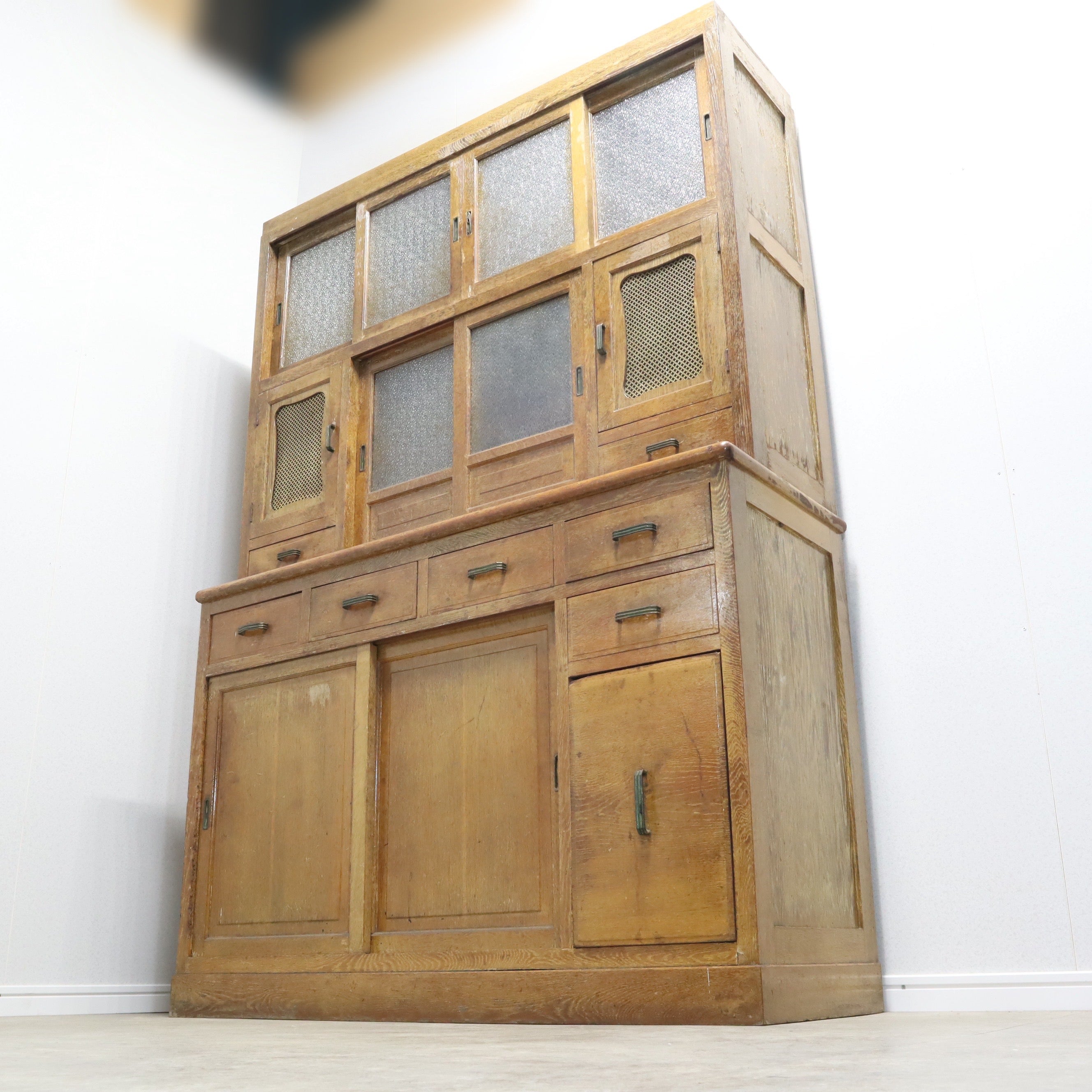 古い食器棚 ヴィンテージ 古家具 サイドボード 昭和レトロ