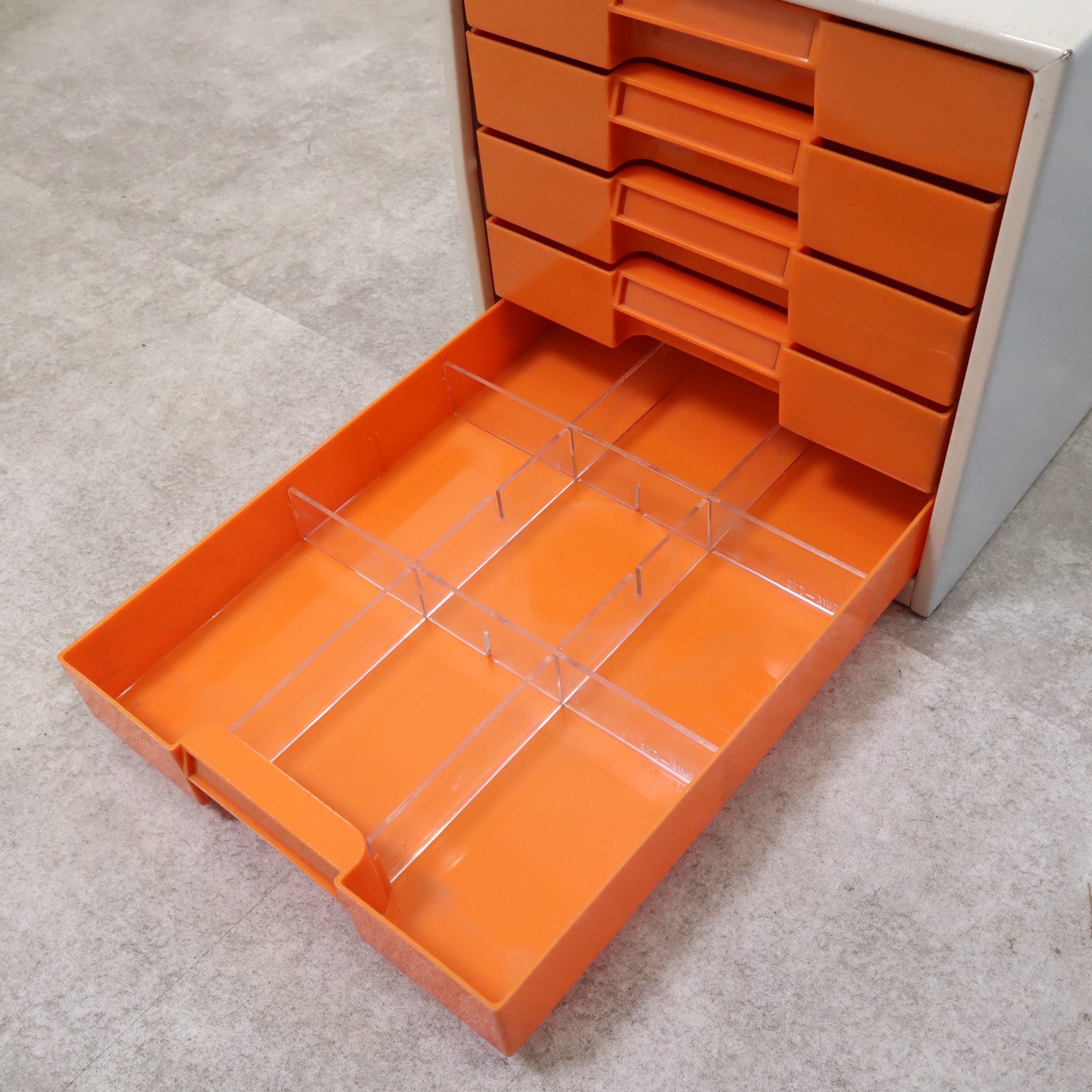 ヴィンテージ　レトロ　アンティークROSSIGNOL ブレッドケース オレンジ ヴィンテージ レトロ アンティークROSSIGNOL ブレッドケース