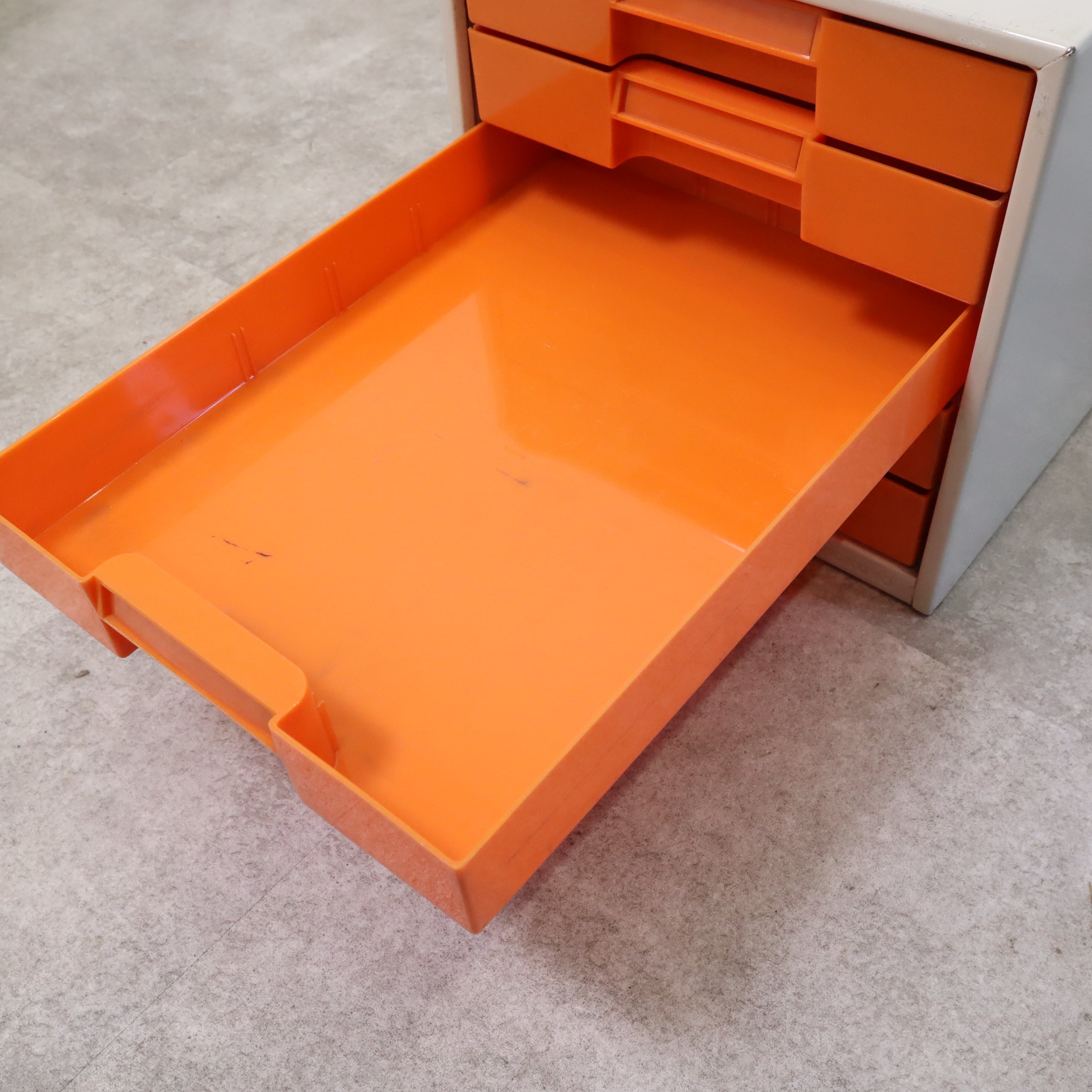 昭和レトロ レトロポップ 書類ケース レターケース オレンジ – バナル