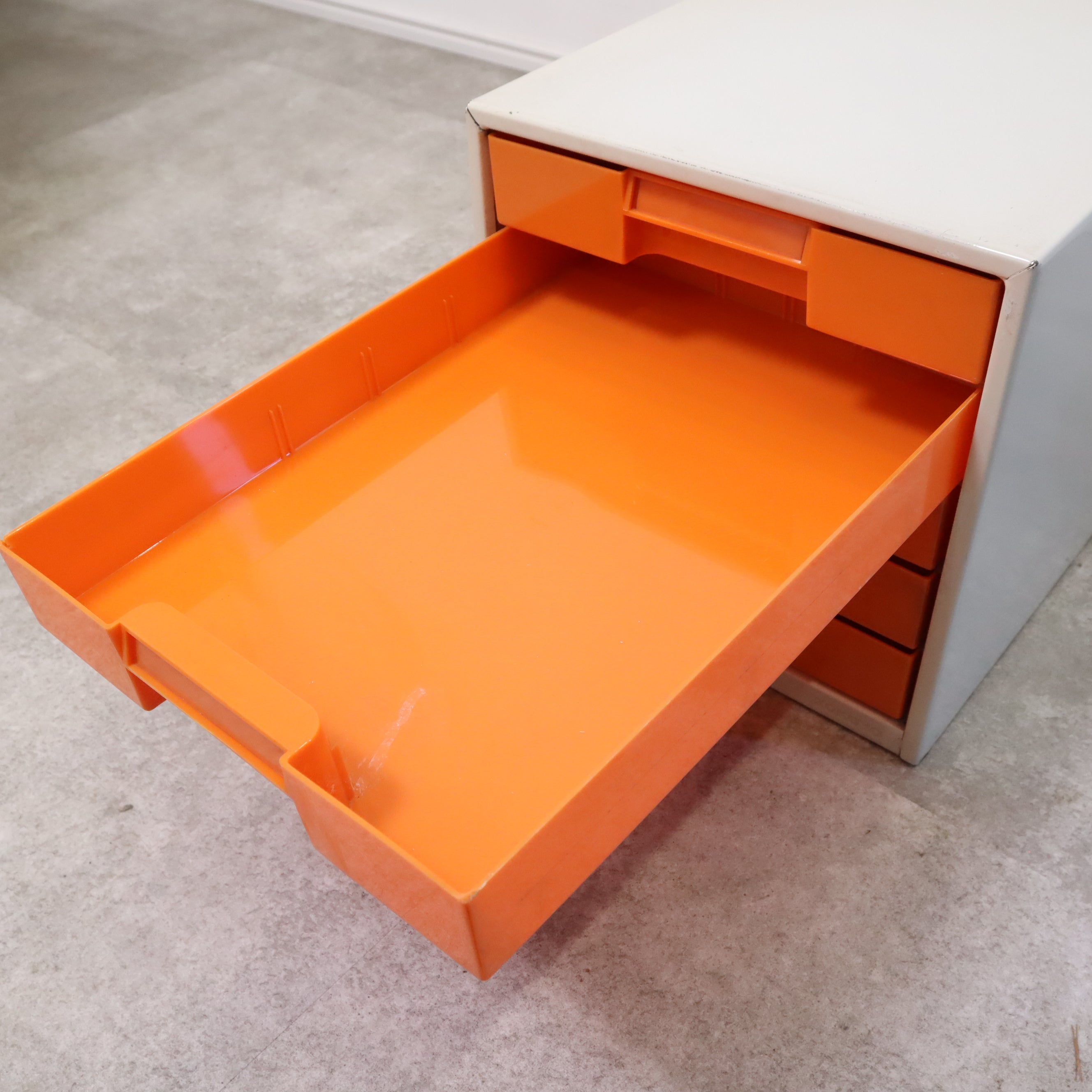 昭和レトロ レトロポップ 書類ケース レターケース オレンジ – バナル