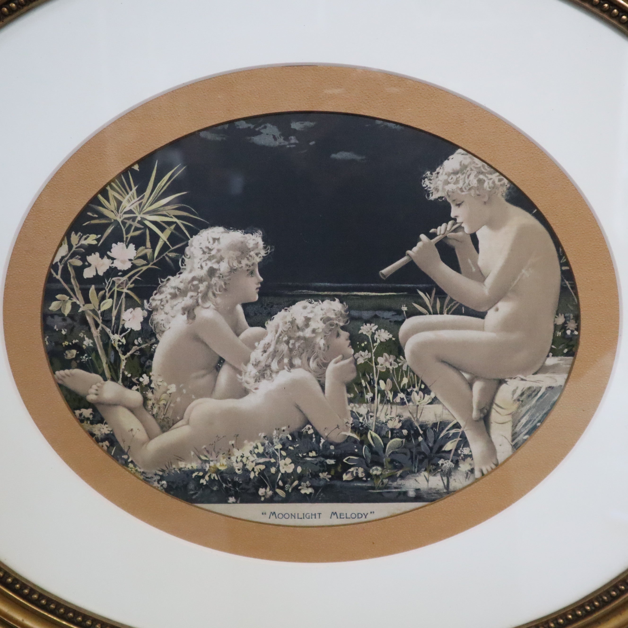 値下げ❗️フランス ヴィンテージ アンティーク アートフレーム 絵画 額縁 壁掛け フランスアンティーク 額縁 イラスト入 フレーム 壁掛け 2枚