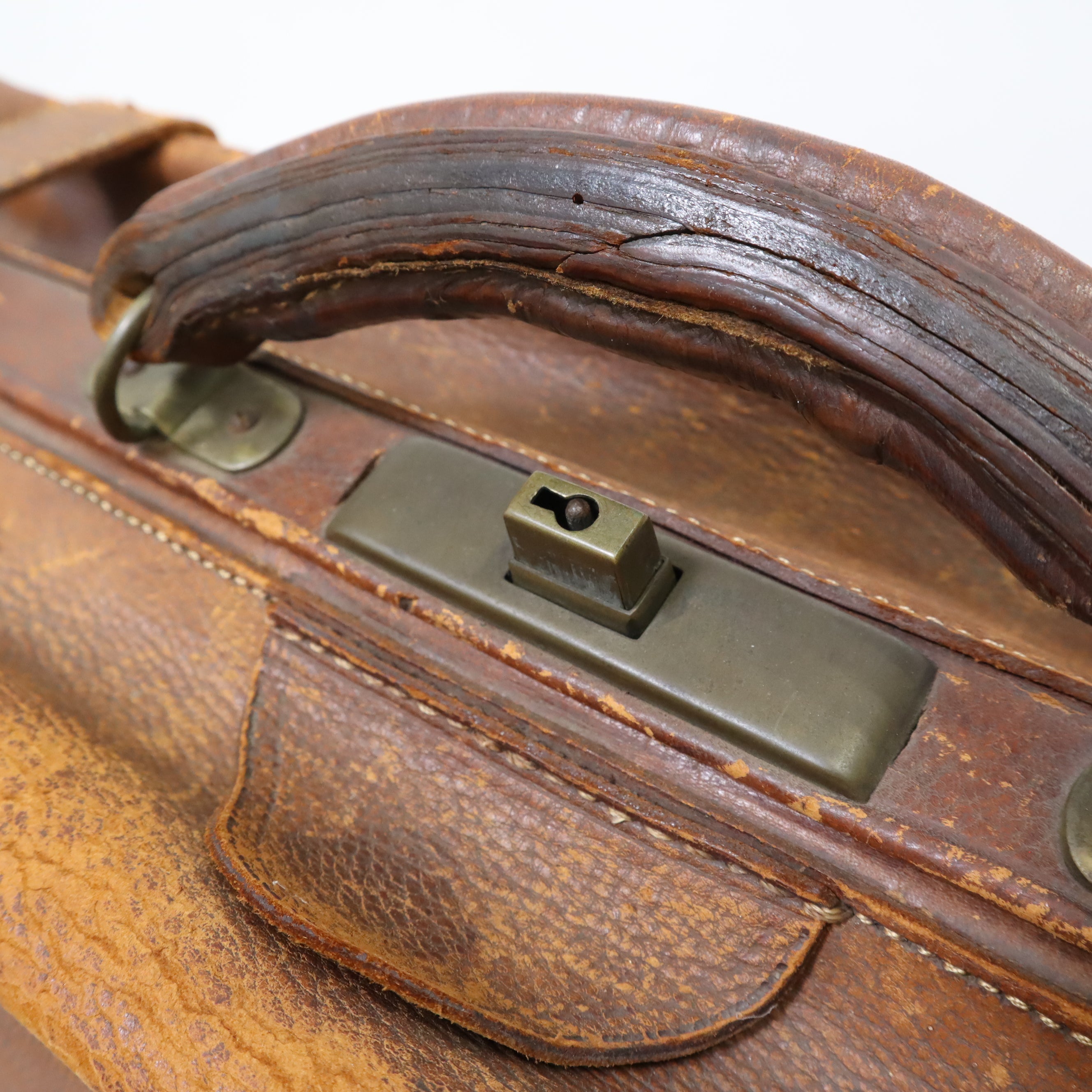 ヴィンテージ 本革 レザートランクケース ボストンバッグ 雰囲気最高！ヴィンテージ 本革トランクケース/ボストンバッグ