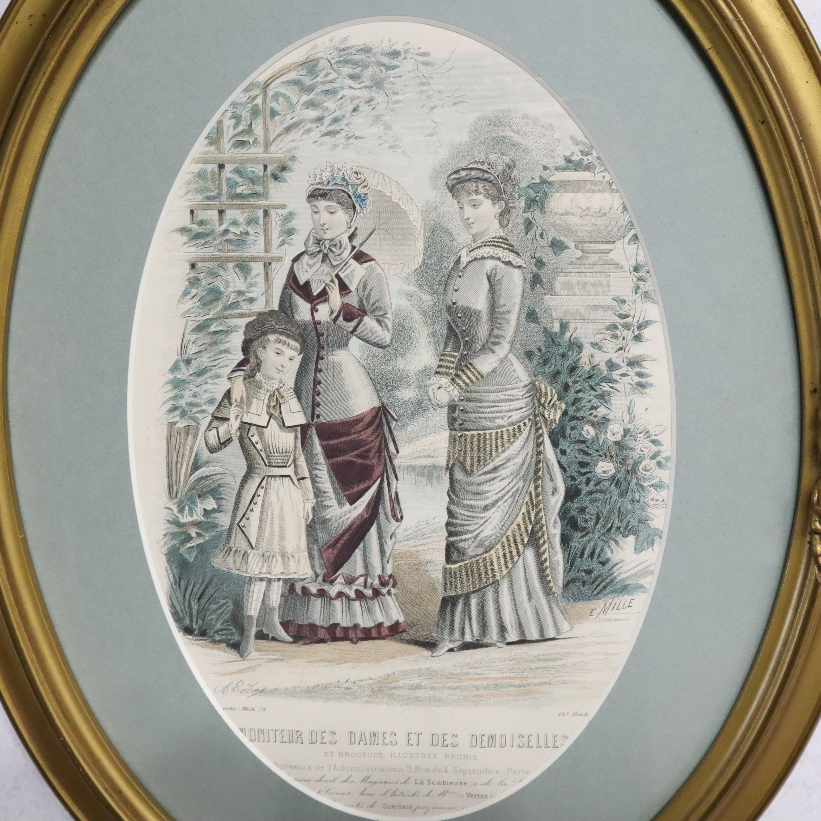 Antique  アンティーク  少女 額縁   イタリア Antique アンティーク 少女 額縁 イタリア Antique アンティーク