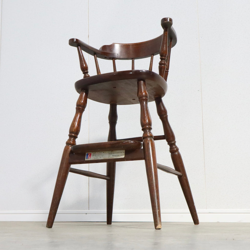 子供　椅子　アンティーク　木製　飛騨子供椅子