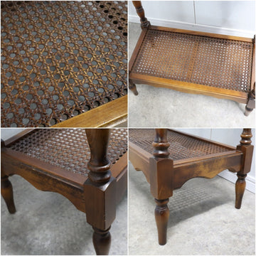 カリモク家具/オールドカリモク サイドテーブル コロニアル 花台 