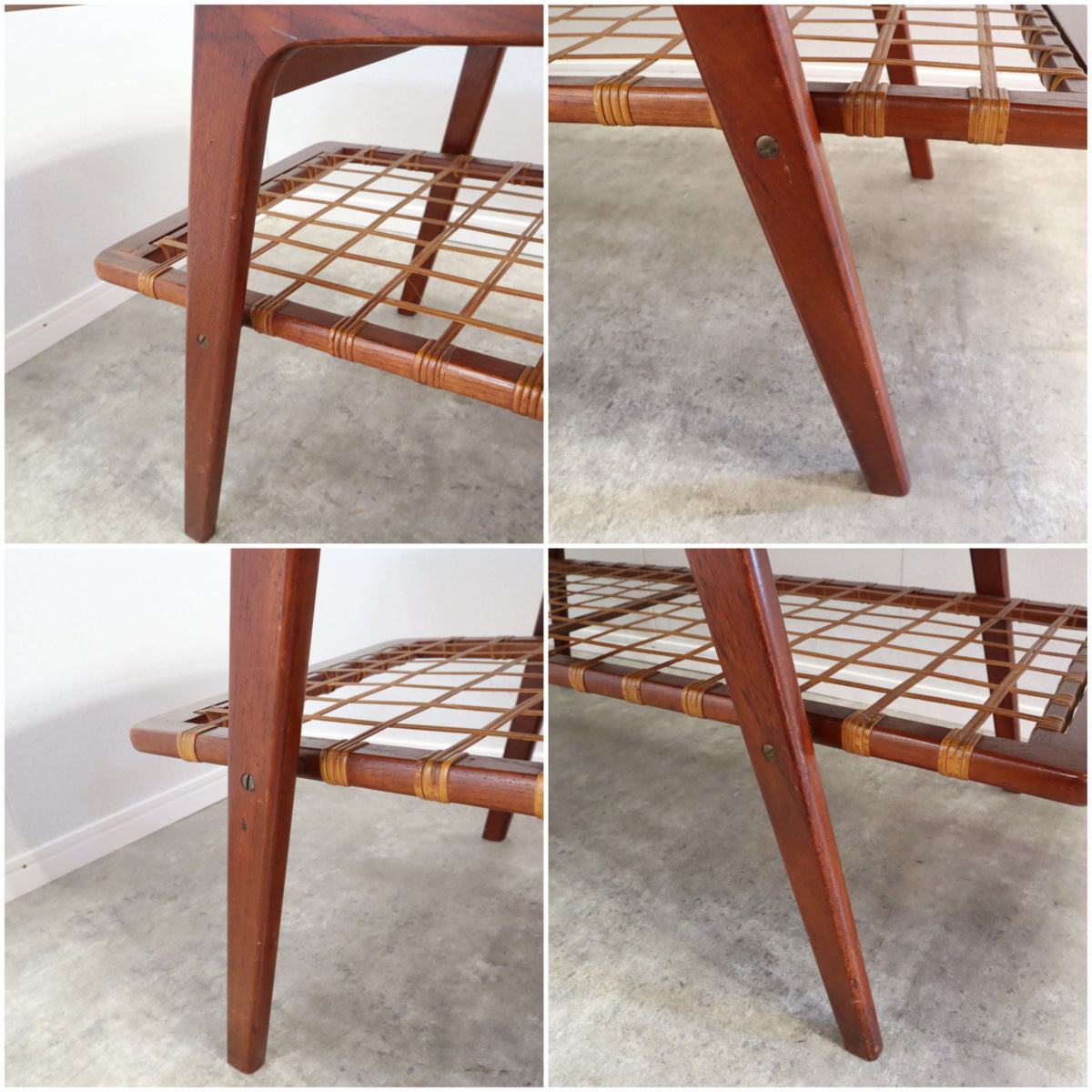 ヴィンテージテーブル　ローテーブル　北欧　デンマーク製　アンティーク家具 UD17174｜伸長式ダイニングテーブル（幅126cm・チーク）デンマーク