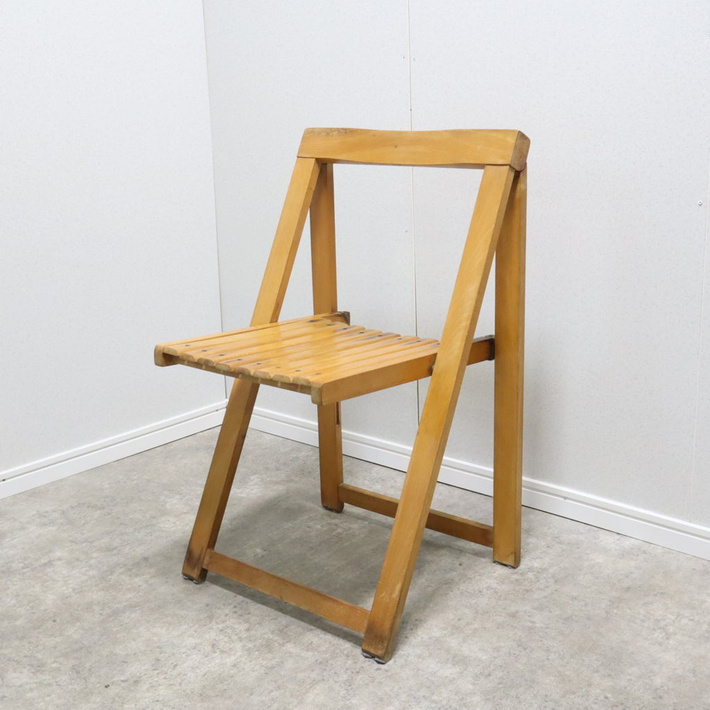 フォールディングチェア 木製 折りたたみ椅子 ヴィンテージ No.2 ...