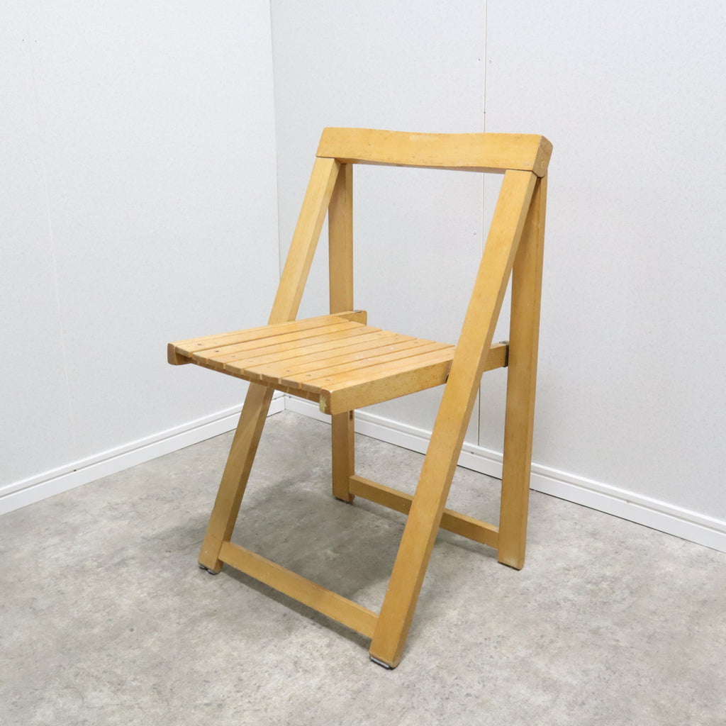 フォールディングチェア 木製 折りたたみ椅子 ヴィンテージ No.1 